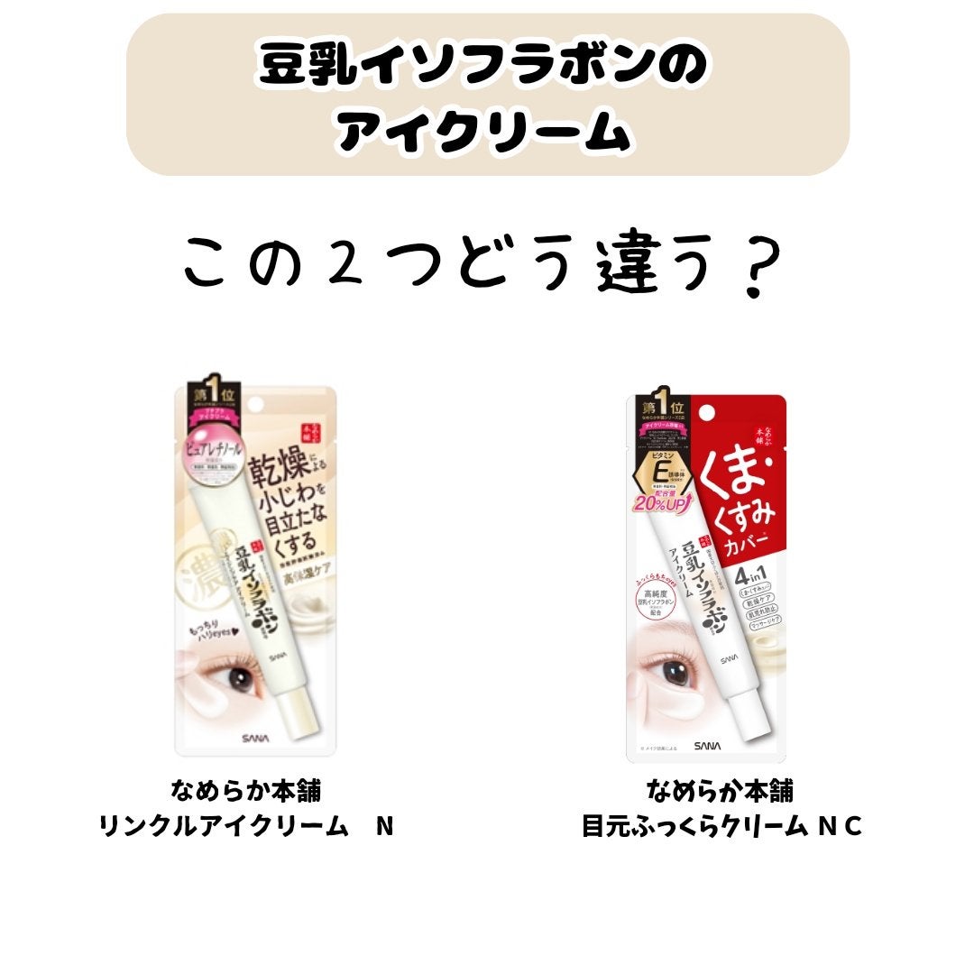 目元ふっくらクリーム NC/なめらか本舗/アイケア・アイクリームを使ったクチコミ(1枚目)