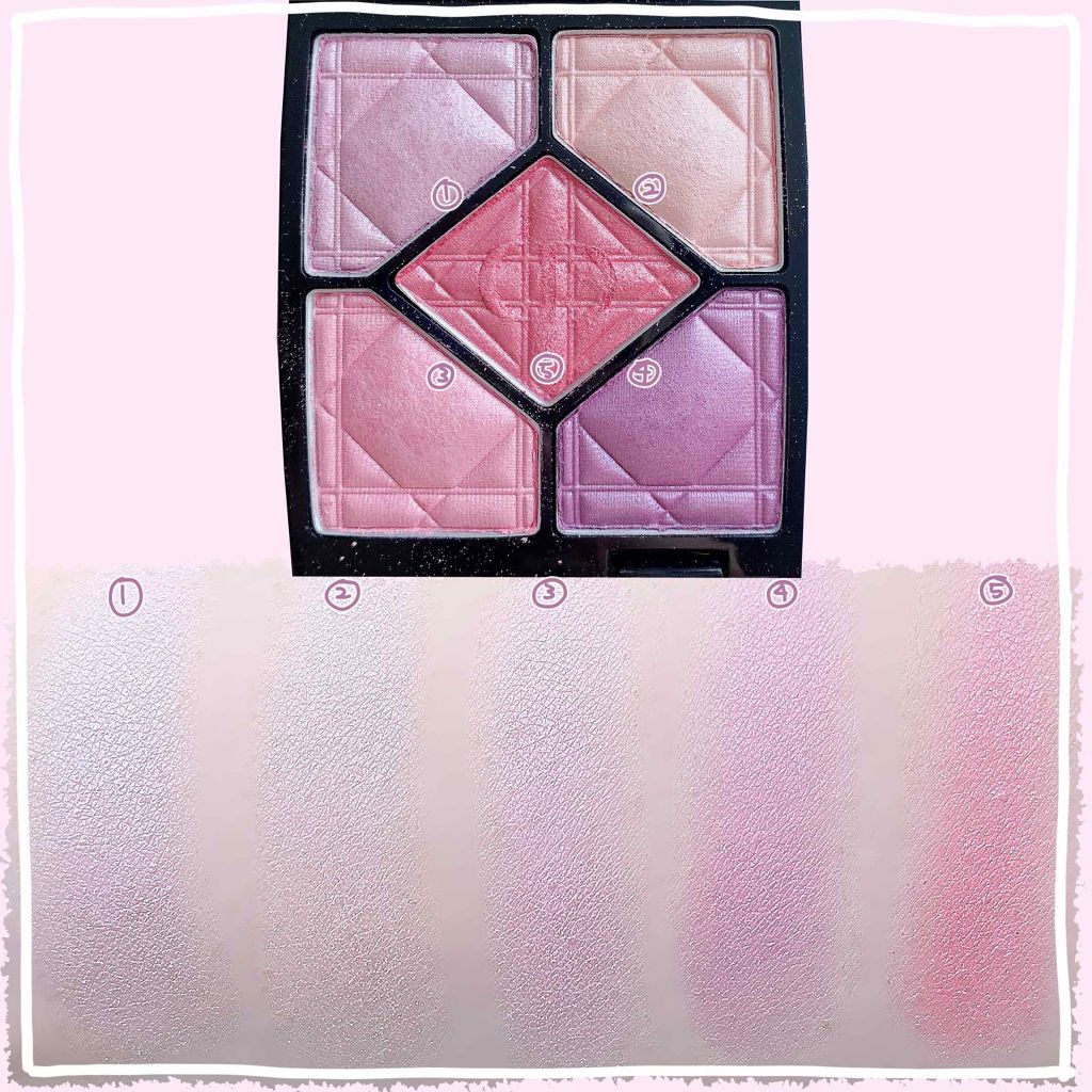 サンク クルール 847 スイート/Dior/アイシャドウパレットを使ったクチコミ（2枚目）
