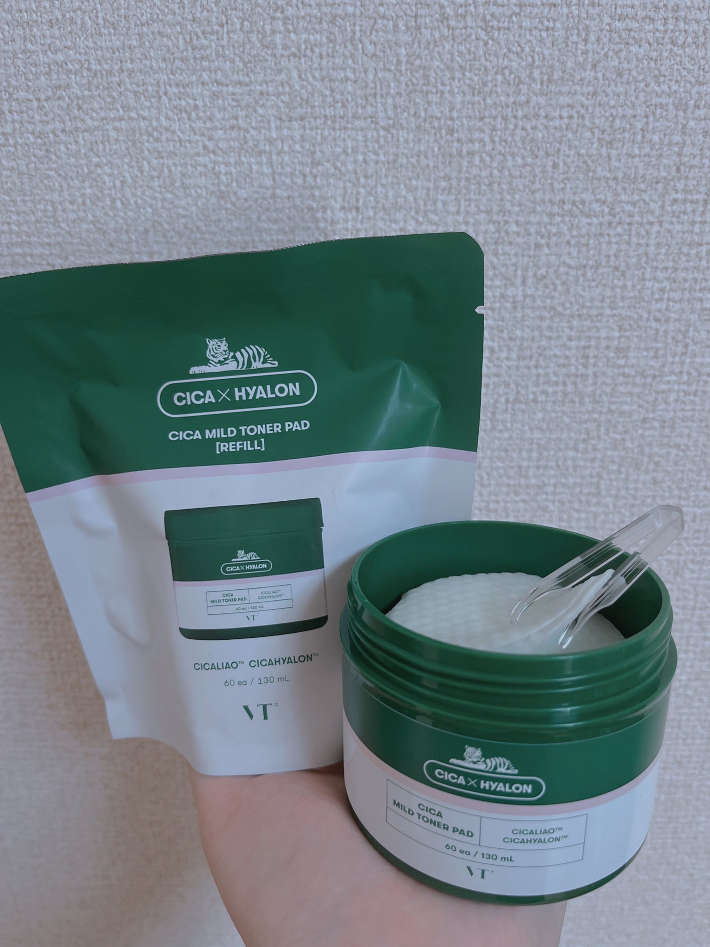 CICA マイルドトナーパッド/VT/トナーパッドを使ったクチコミ(1枚目)