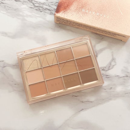 ソフトブラーリングアイパレット/wakemake/アイシャドウパレットを使ったクチコミ(3枚目)