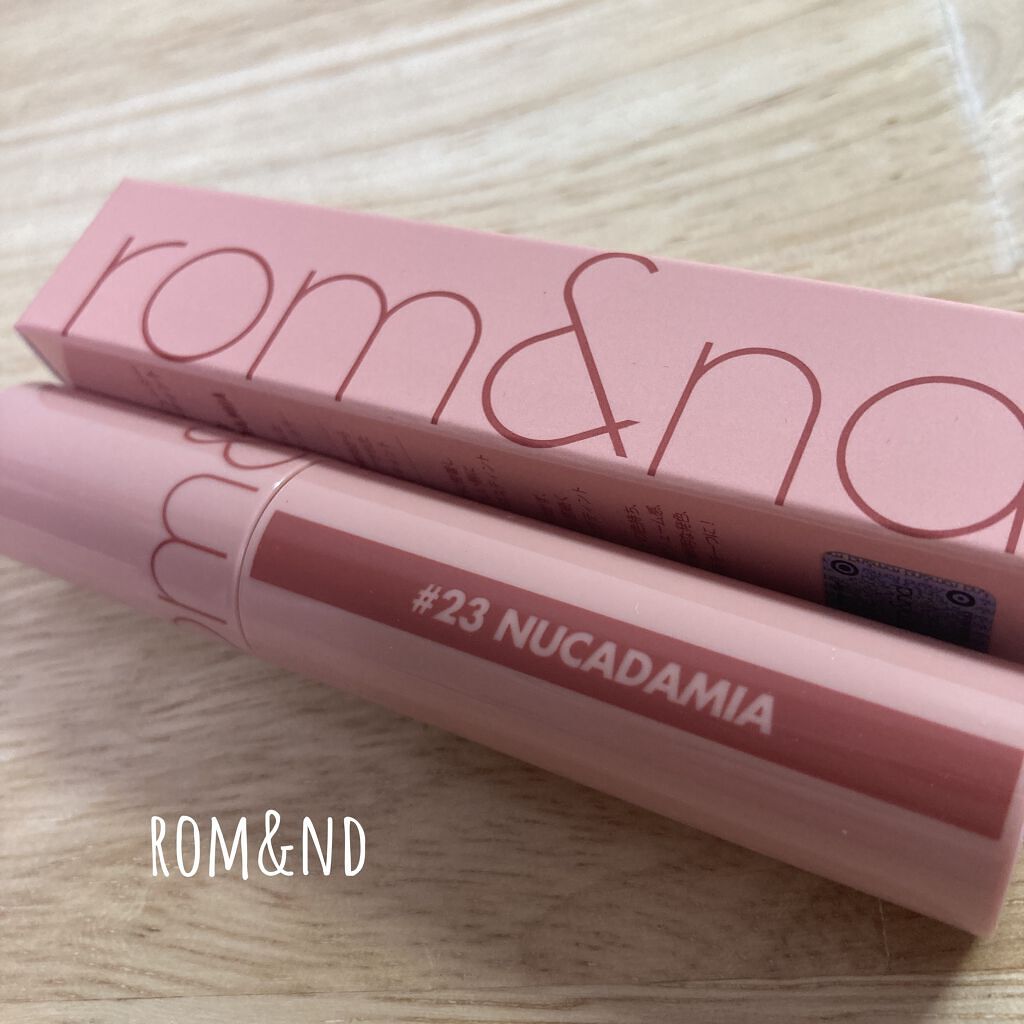 ジューシーラスティングティント/rom&nd/リップティントを使ったクチコミ（1枚目）