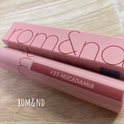 ジューシーラスティングティント/rom&nd/リップティントを使ったクチコミ(1枚目)