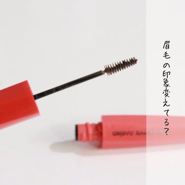 おリボンママ on LIPS 「⁡＼眉毛の印象変わる♡／⁡　マスカラで人気のデジャブ♡⁡フィル..」（2枚目）