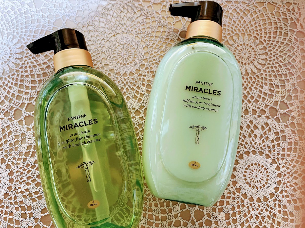ミラクルズ うるおいブースト シャンプー/トリートメント/パンテーン/市販シャンプーを使ったクチコミ（1枚目）