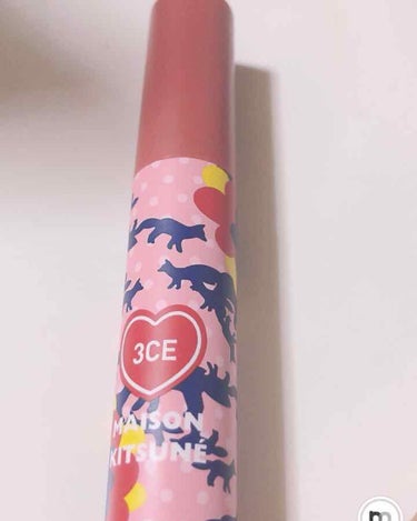 MAISON KITSUNE VELVET LIP TINT/3CE/口紅を使ったクチコミ（1枚目）