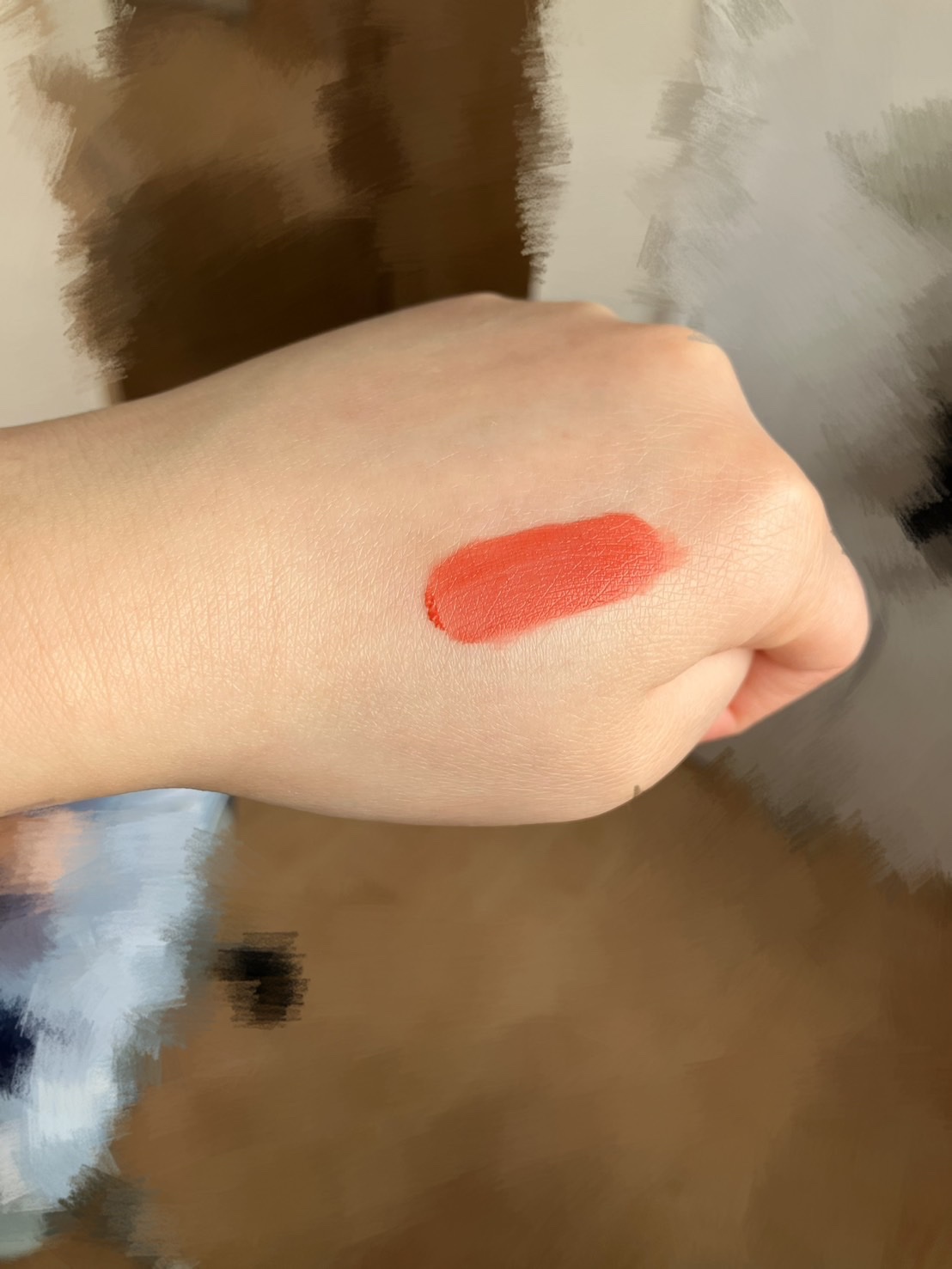 フィクシングティント ヴィンテージレッド（新パッケージ）/ETUDE/リップティントを使ったクチコミ（2枚目）