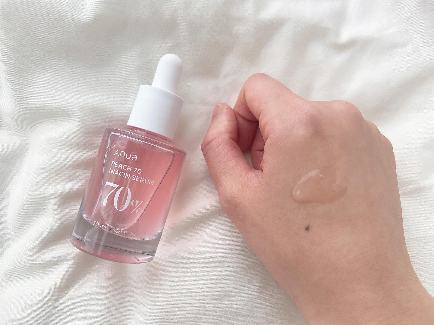 桃70%ナイアシンセラム/Anua/美容液を使ったクチコミ（3枚目）