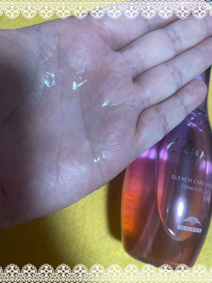 エルジューダブリーチケアセラム/ミルボン/ヘアオイルを使ったクチコミ(2枚目)