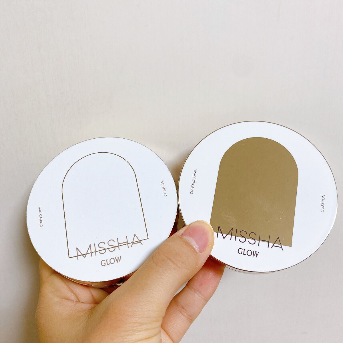 グロウ クッション ライト <ライトタイプ>/MISSHA/クッションファンデーションを使ったクチコミ(1枚目)