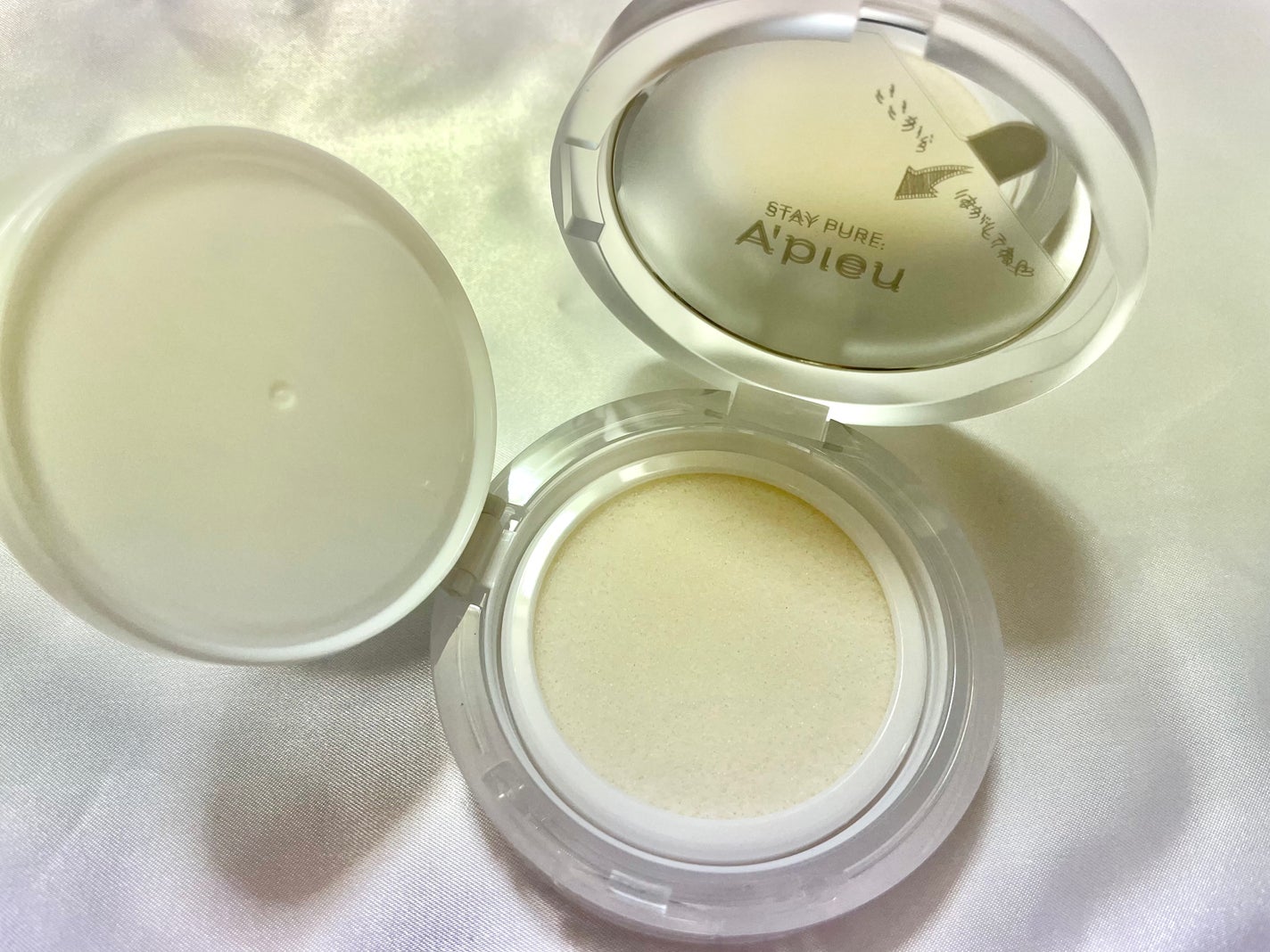 ウォーターロック サラサラパクト/A’pieu/フェイスパウダーを使ったクチコミ(3枚目)