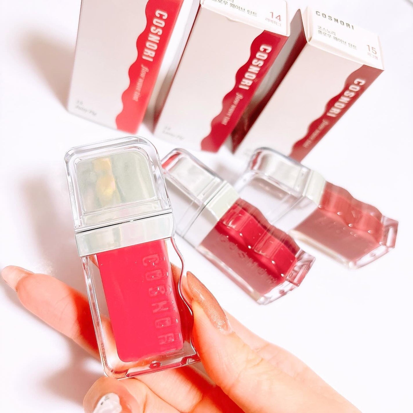 フローウェーブティント/COSNORI/リップティントを使ったクチコミ(3枚目)