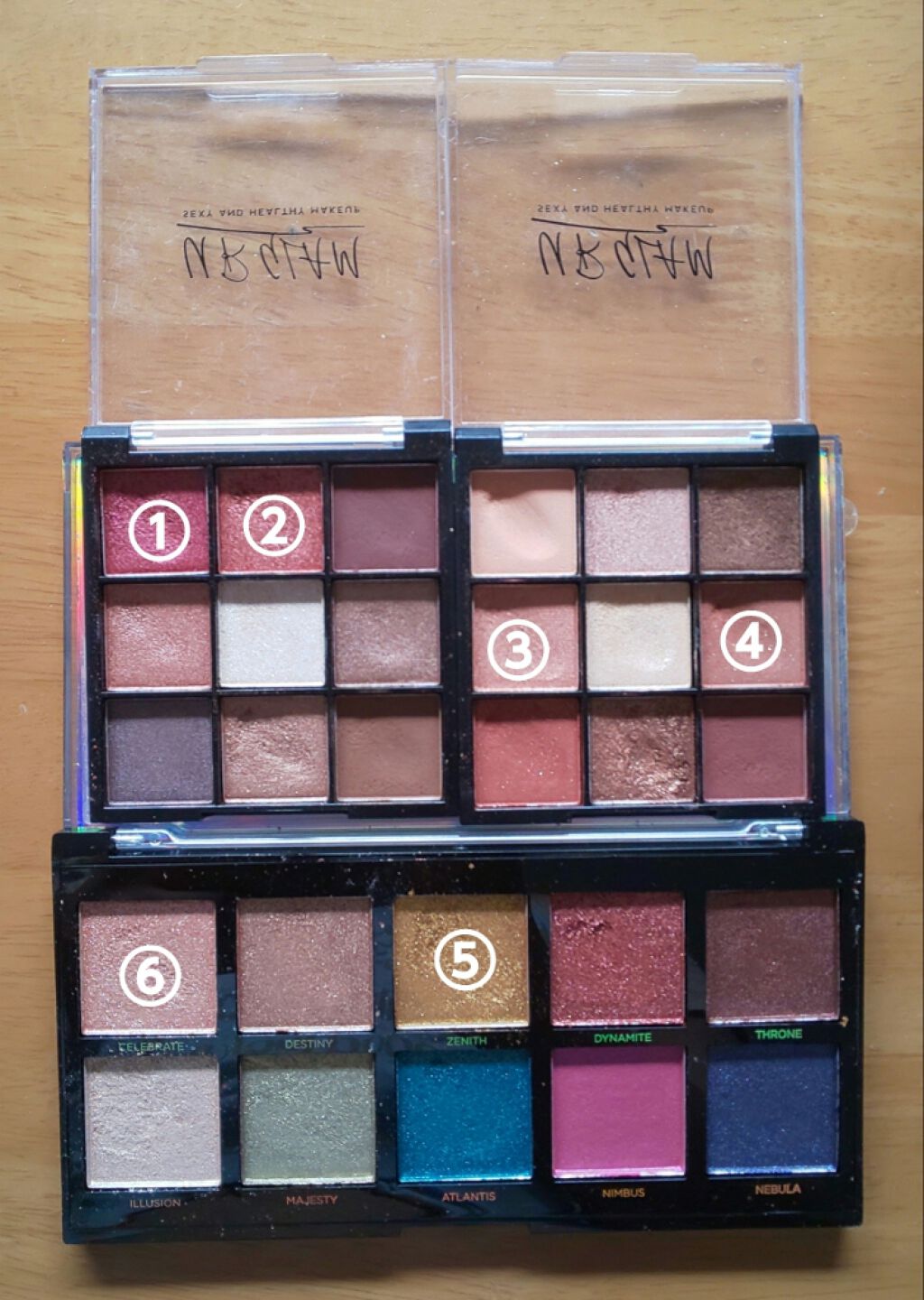 UR GLAM　BLOOMING EYE COLOR PALETTE/U R GLAM/アイシャドウパレットを使ったクチコミ（3枚目）