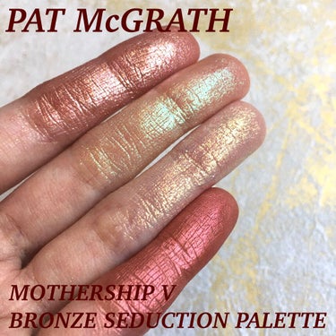 MOTHERSHIP PALETTES V:BRONZE SEDUCTION PALETTE/PAT McGRATH LABS/アイシャドウパレットを使ったクチコミ（1枚目）