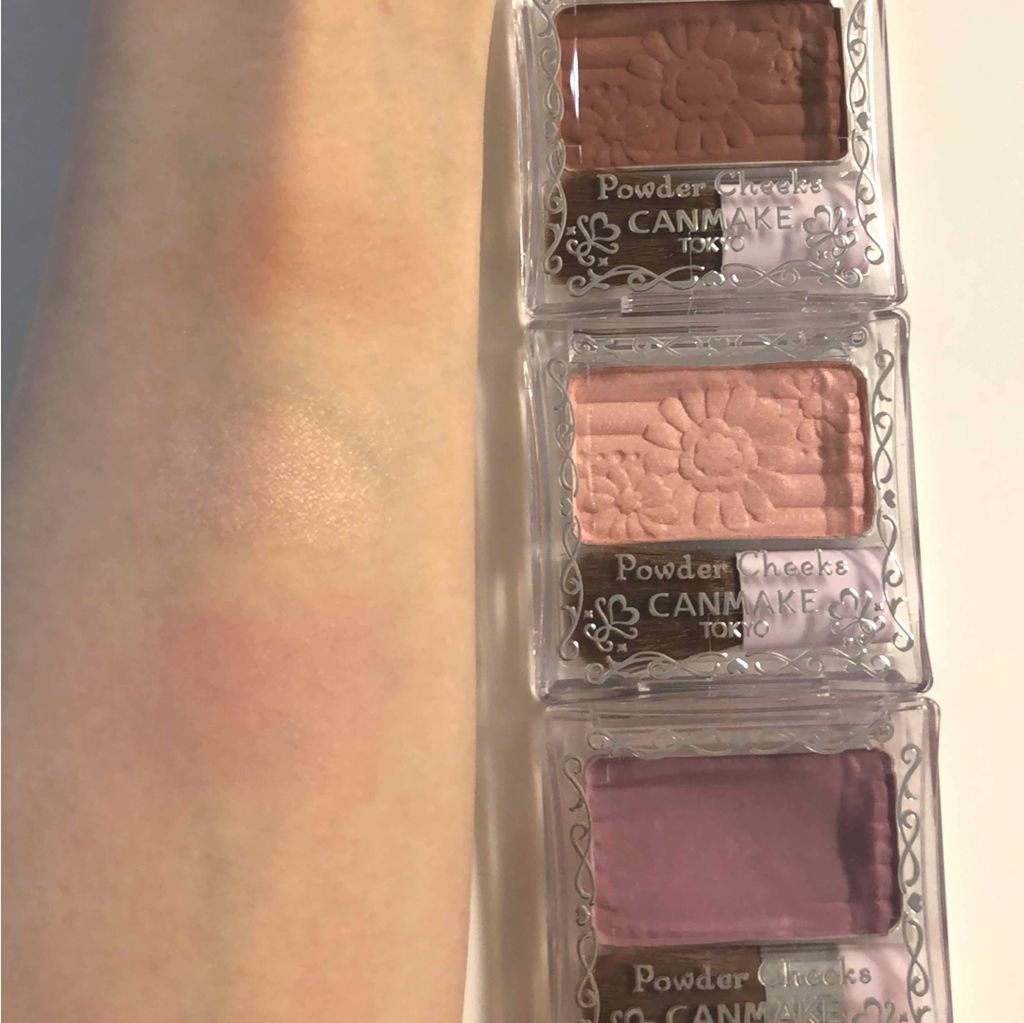 【旧品】パウダーチークス/キャンメイク/パウダーチークを使ったクチコミ(2枚目)