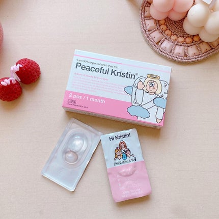 Peaceful Kristen/Hapa kristin/カラーコンタクトレンズを使ったクチコミ(4枚目)