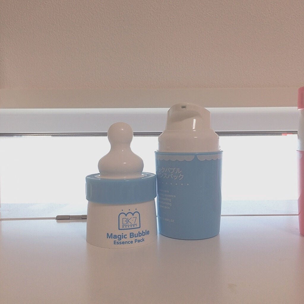 マジックバブルエッセンスパック(ピンク) /BAKER7/洗い流すパック・マスクを使ったクチコミ(2枚目)