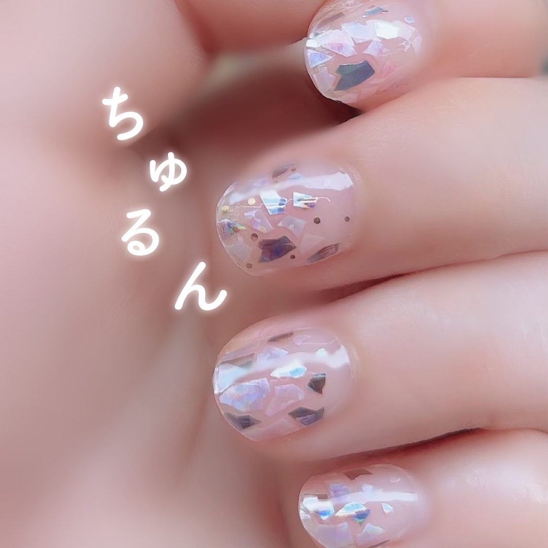 セミキュアジェルネイル（ハンド）/ohora/ネイルシールを使ったクチコミ（1枚目）