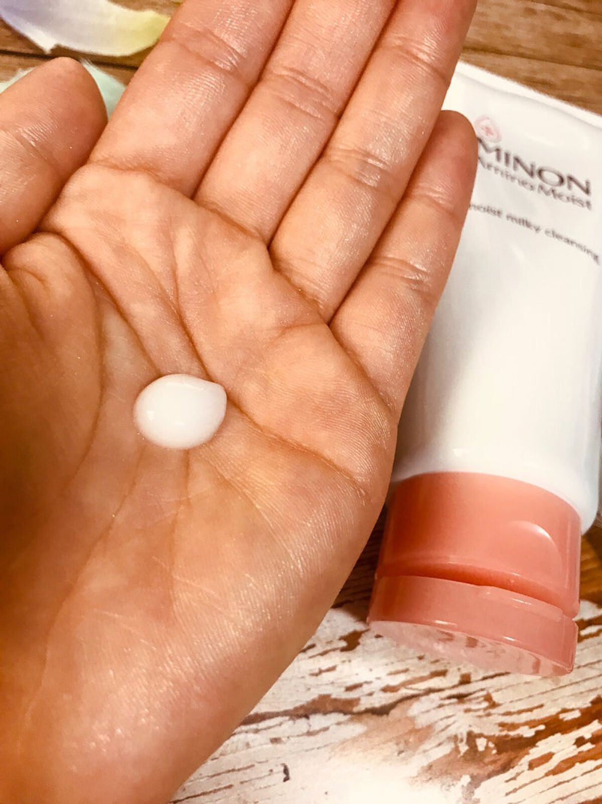 ミノン アミノモイスト モイストミルキィ クレンジング/ミノン/ミルククレンジングを使ったクチコミ(1枚目)