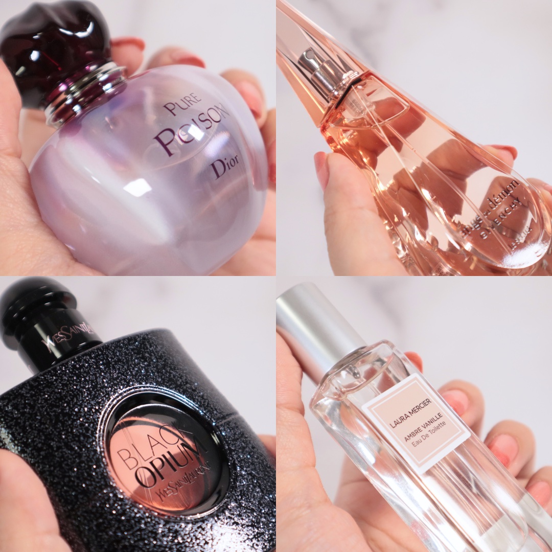 GIVENCHY・Dior・YVES SAINT LAURENT BEAUTE・ローラ メルシエの