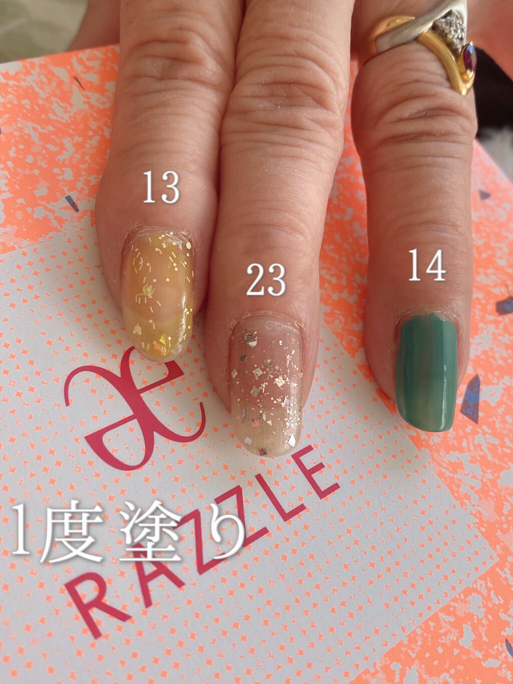 エレガンス ラズル エナメルラッカー/エレガンス ラズル /マニキュアを使ったクチコミ(4枚目)