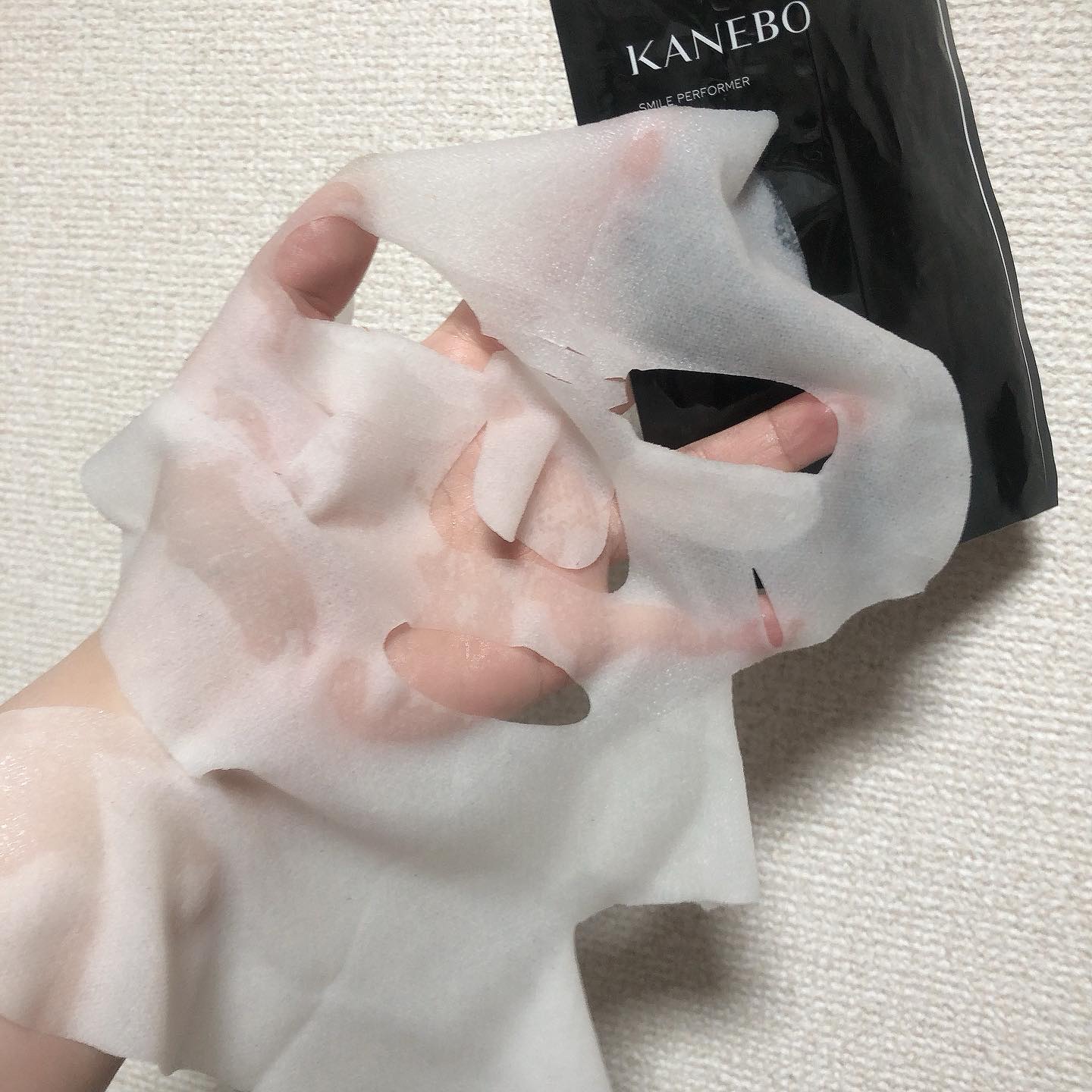 スマイル パフォーマー/KANEBO/シートマスク・パックを使ったクチコミ（2枚目）