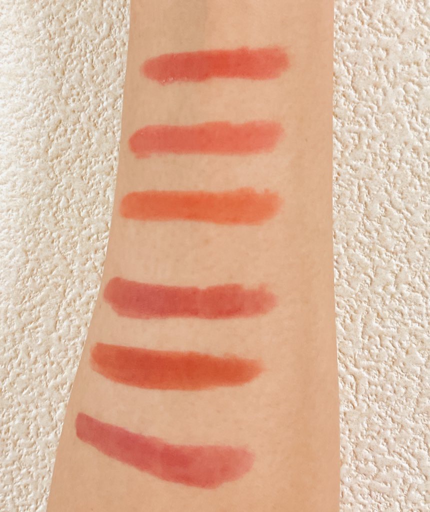 ライトオンベルベットティント 03.フラッシュタンジェリン/ネイチャーリパブリック/リップティントを使ったクチコミ（3枚目）