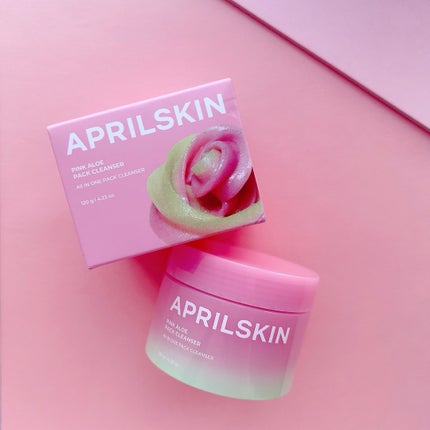 ピンクアロエメレンゲクレンザー/APRILSKIN/その他洗顔料を使ったクチコミ(5枚目)