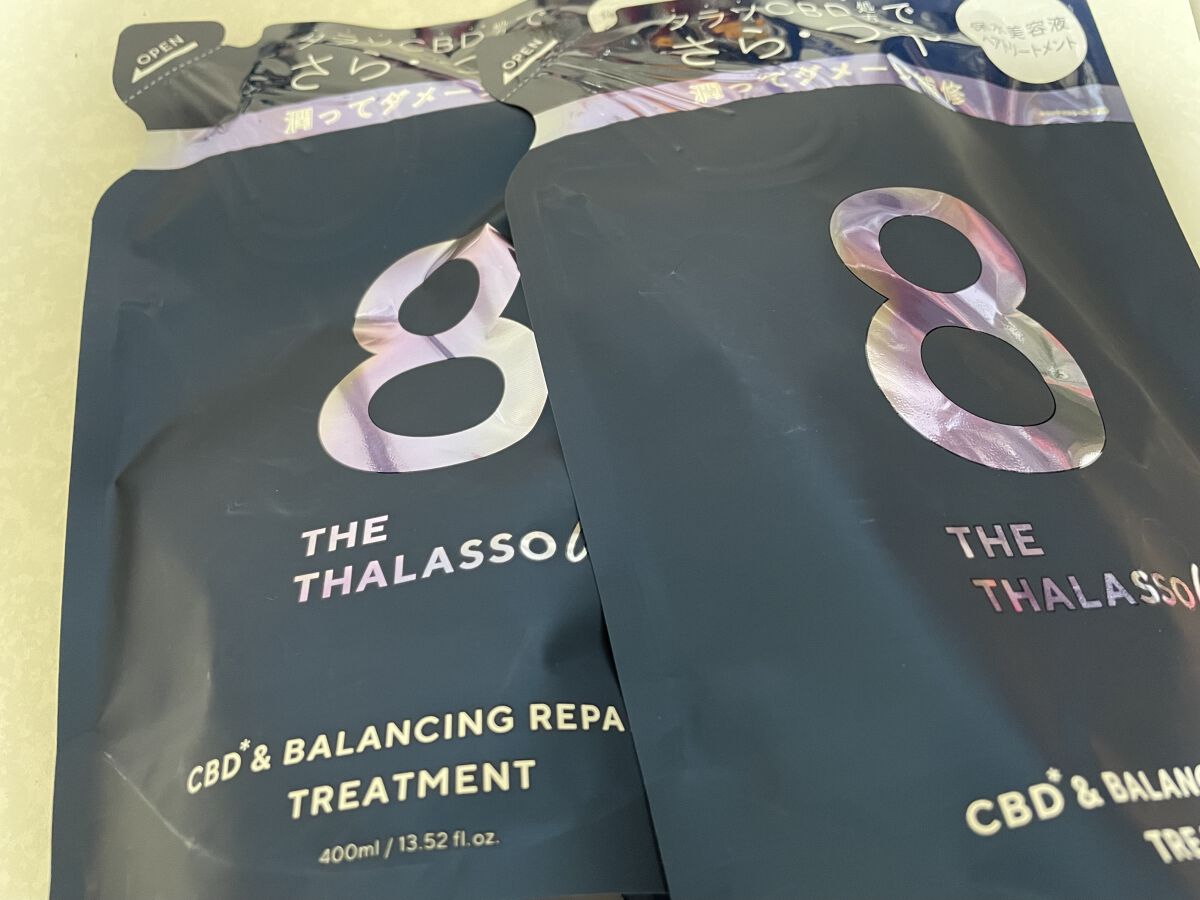 エイトザタラソ ユー CBD＆リフレッシング クレンズ 美容液シャンプー／CBD＆バランシング ダメージリペア 美容液ヘアトリートメント/エイトザタラソ/市販シャンプーを使ったクチコミ（1枚目）