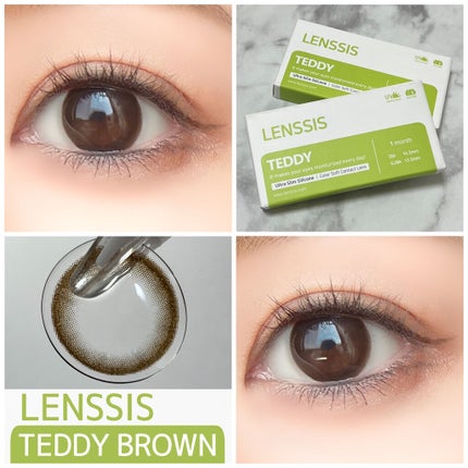 テディシリーズ/LENSSIS/カラーコンタクトレンズを使ったクチコミ(1枚目)