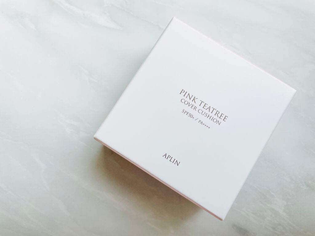 ピンクティーツリーカバークッション/APLIN/クッションファンデーションを使ったクチコミ(7枚目)