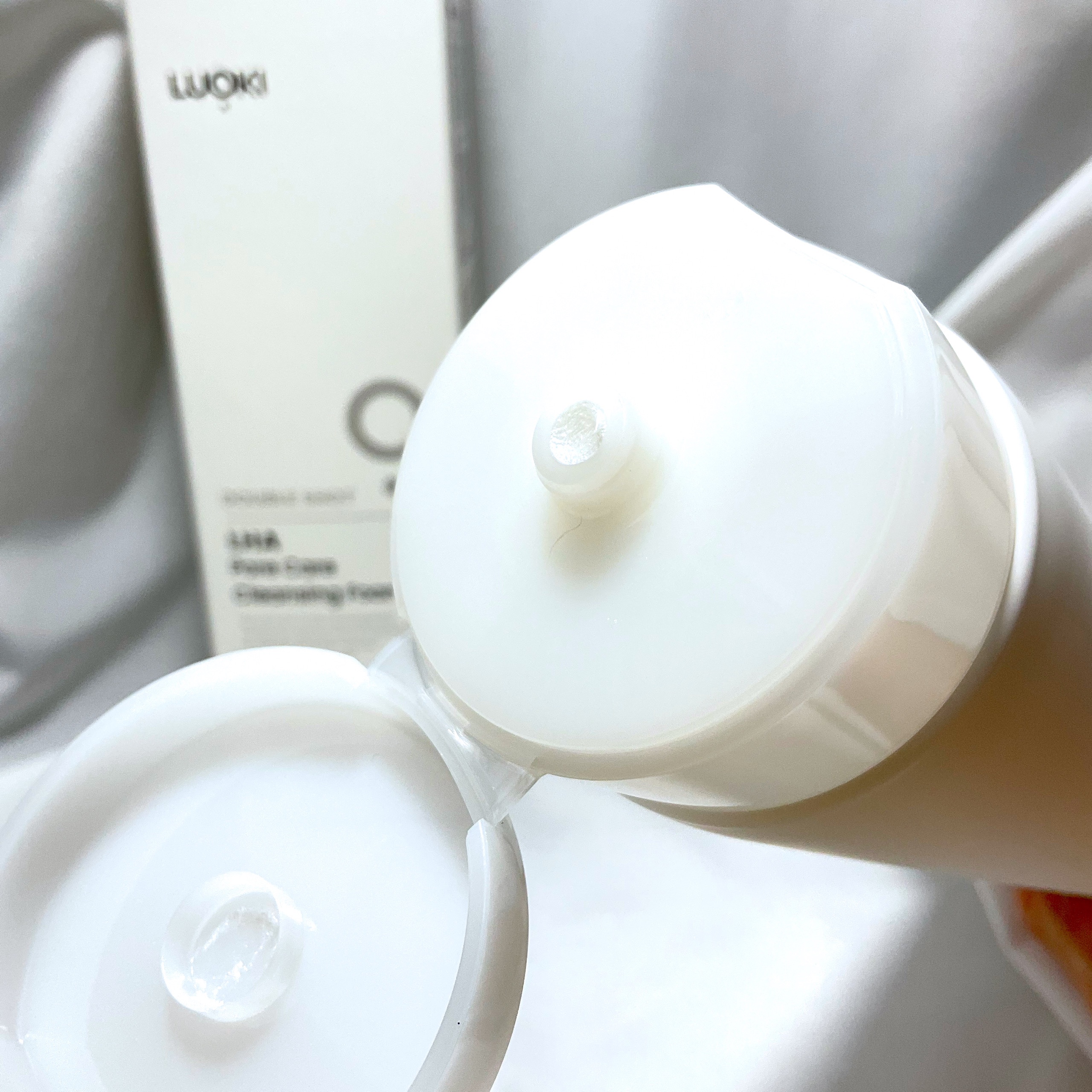 ダブルショットLHA毛穴ケアクレンジングフォーム /LUOKI/クレンジングクリームを使ったクチコミ（2枚目）