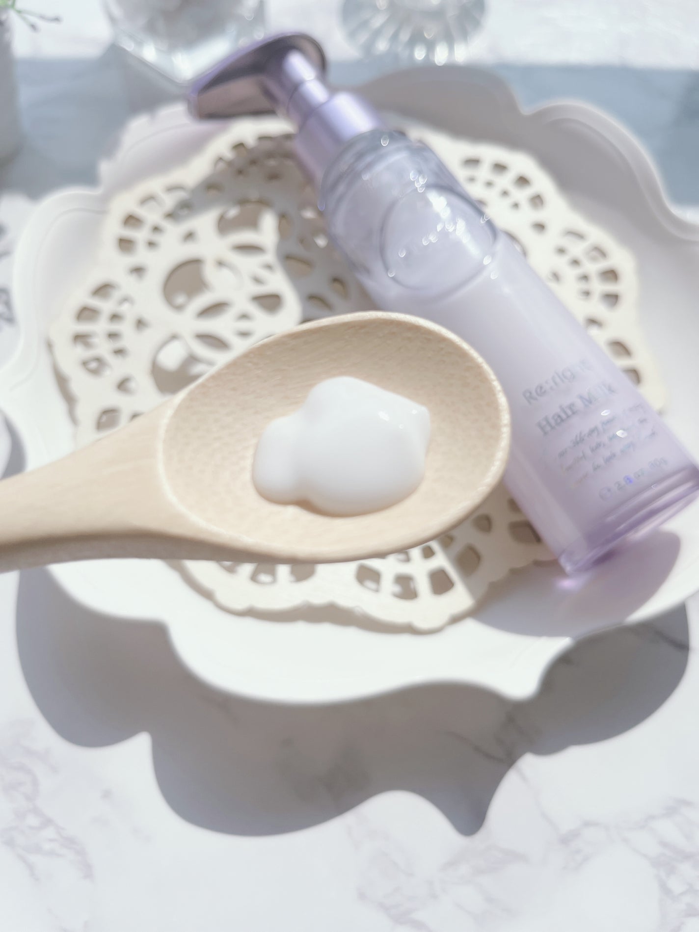 プルント リライト美容液ヘアミルク/Purunt./ヘアミルクを使ったクチコミ(2枚目)