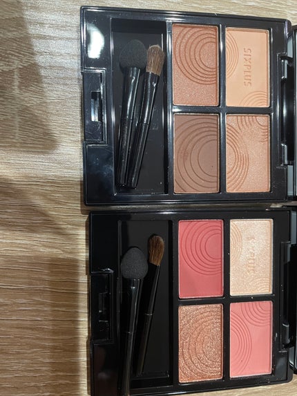 SIXPLUS 4色アイシャドウ/SIXPLUS/アイシャドウパレットを使ったクチコミ(3枚目)