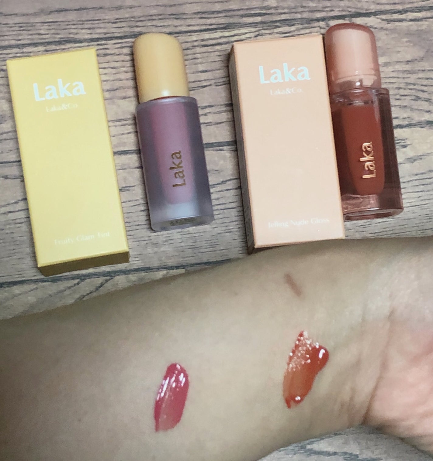 フルーティーグラムティント/Laka/リップティントを使ったクチコミ(2枚目)
