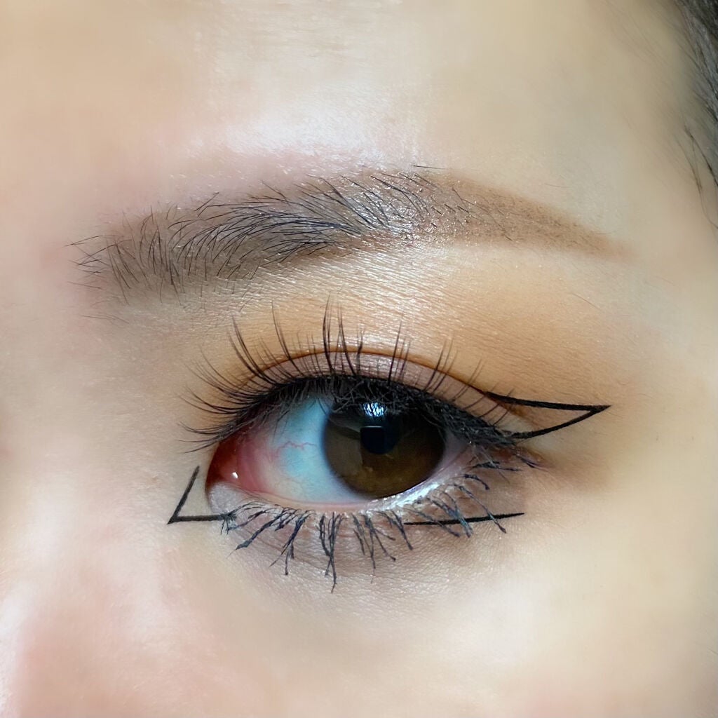 スムースリキッドアイライナー スーパーキープ/ヒロインメイク/リキッドアイライナーを使ったクチコミ(2枚目)