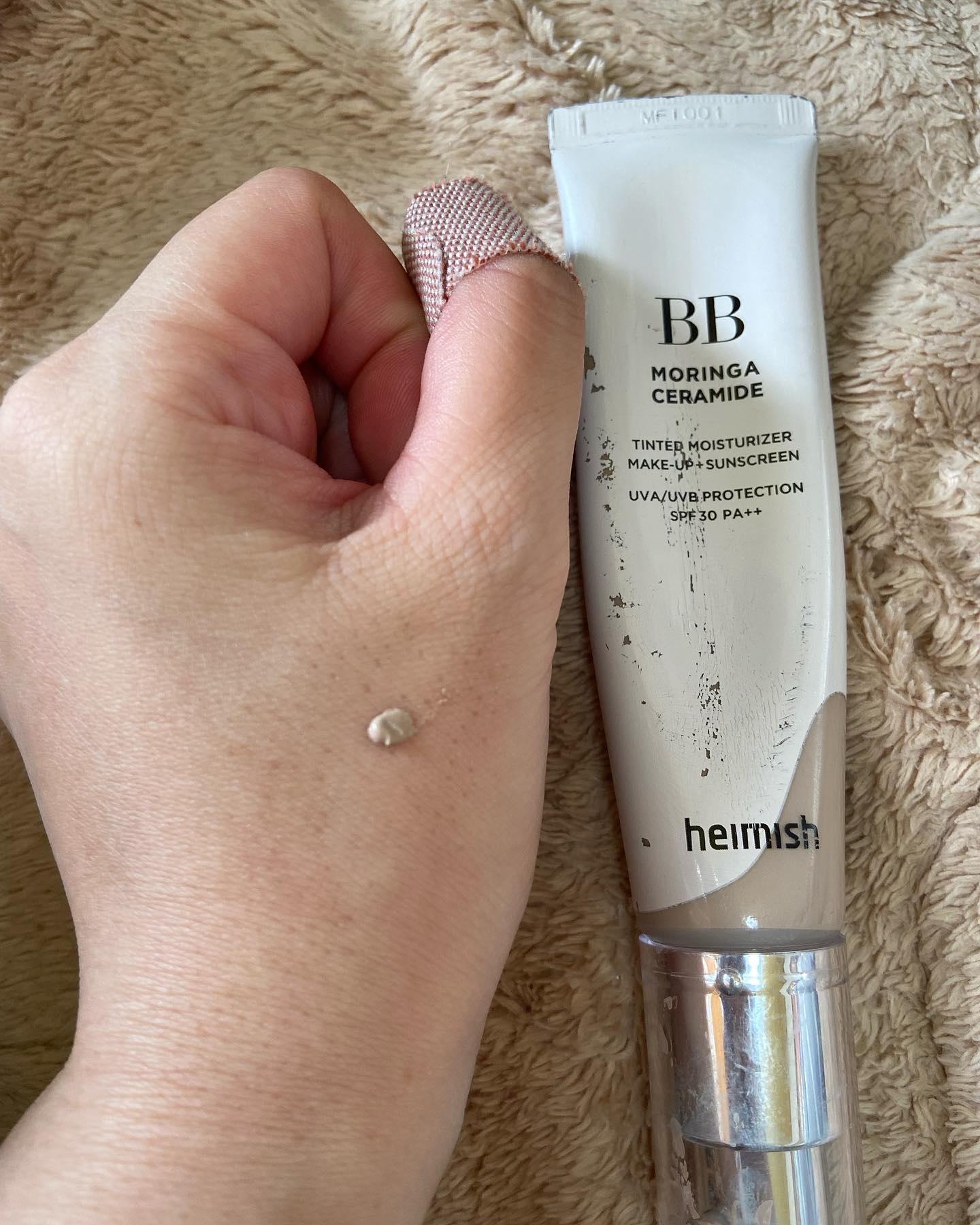 モリンガ セラミド BBクリーム/heimish/BBクリームを使ったクチコミ（1枚目）