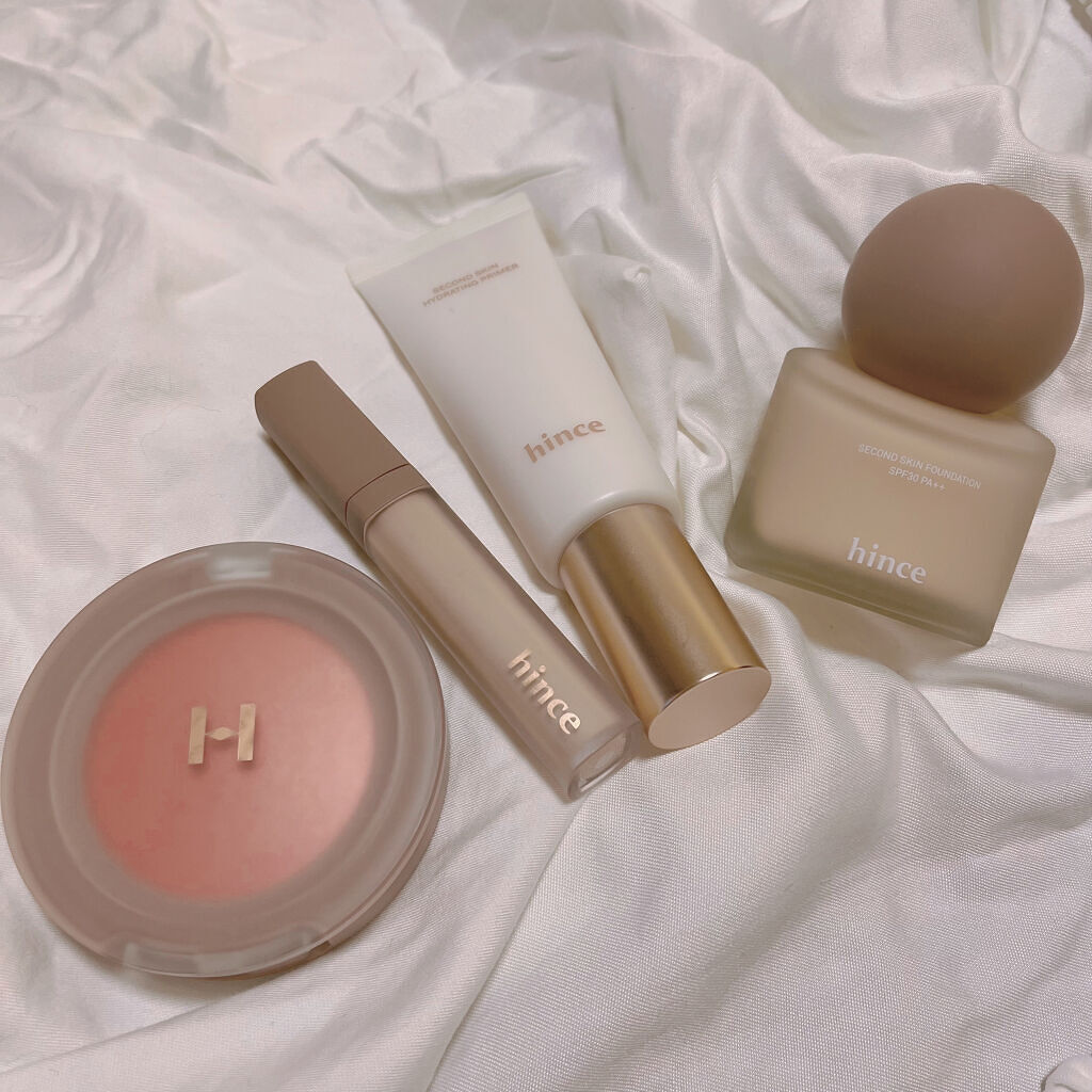 トゥルーディメンショングロウチーク/hince/パウダーチークを使ったクチコミ（2枚目）