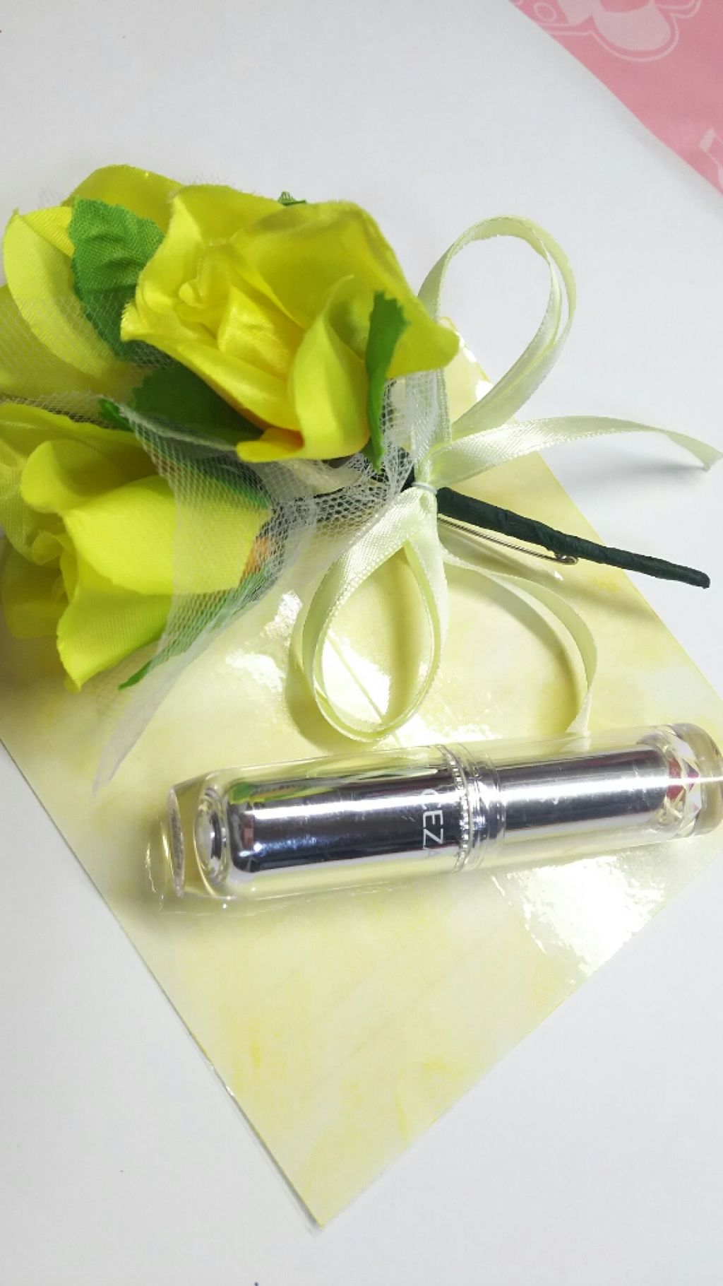 ラスティンググロスリップ/CEZANNE/口紅を使ったクチコミ（2枚目）