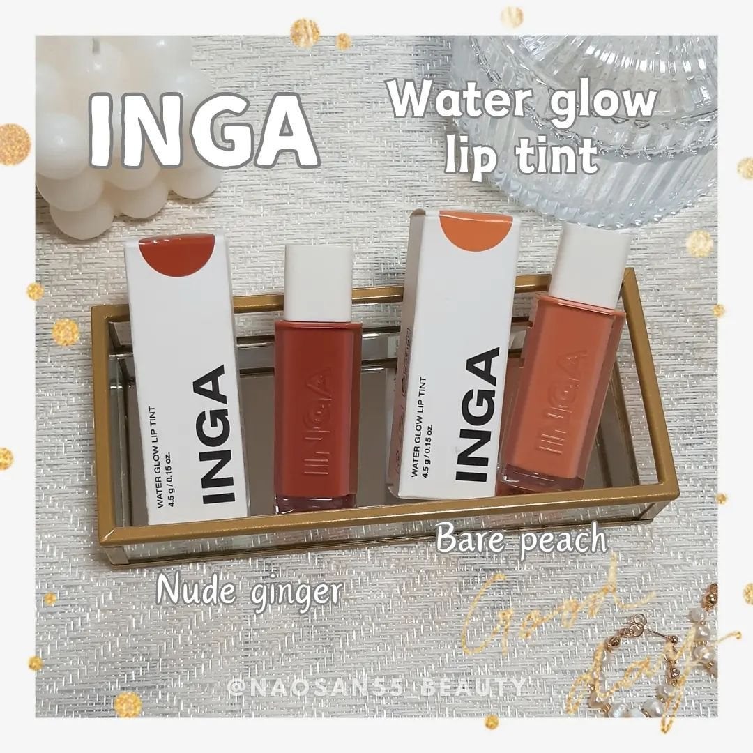 ウォーターグローリップティント/INGA/リップティントを使ったクチコミ(6枚目)