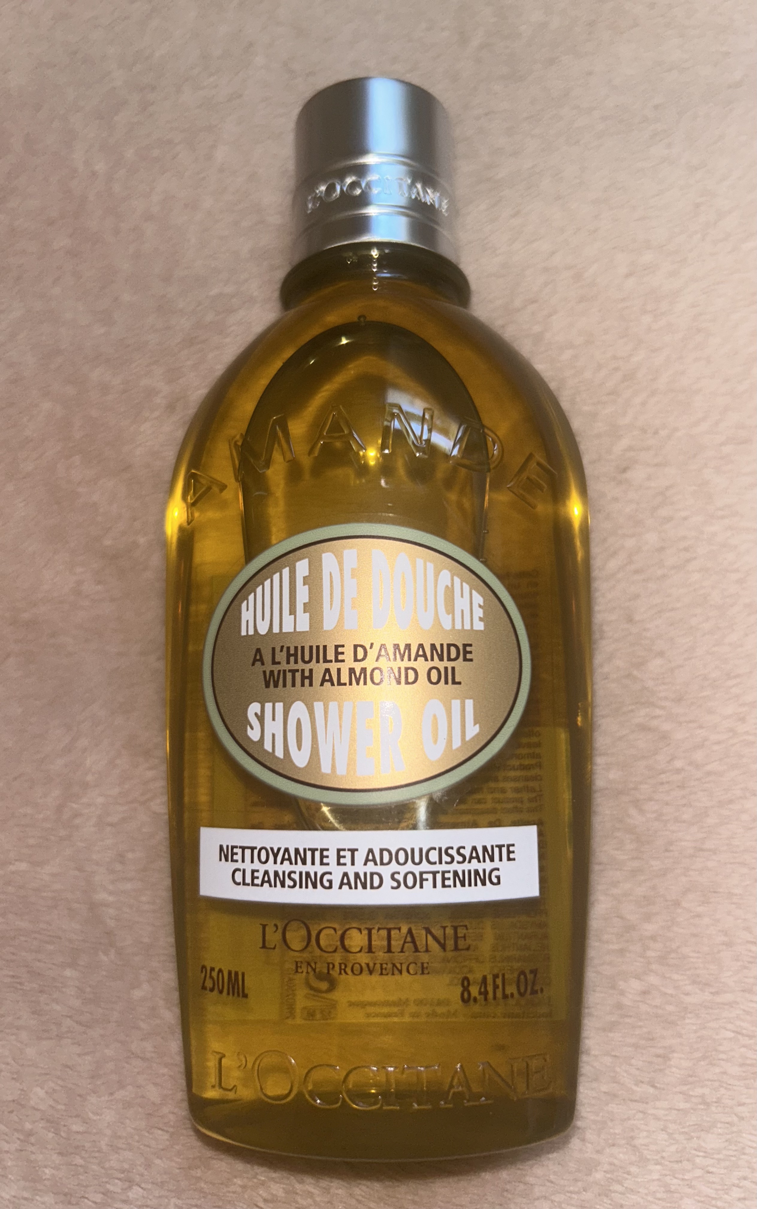 アーモンド モイスチャライジングシャワーオイル/L'OCCITANE/ボディソープを使ったクチコミ（1枚目）