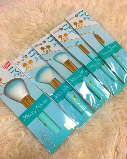 ごくふわっ ミッキーブラシ/DAISO/メイクブラシを使ったクチコミ(1枚目)