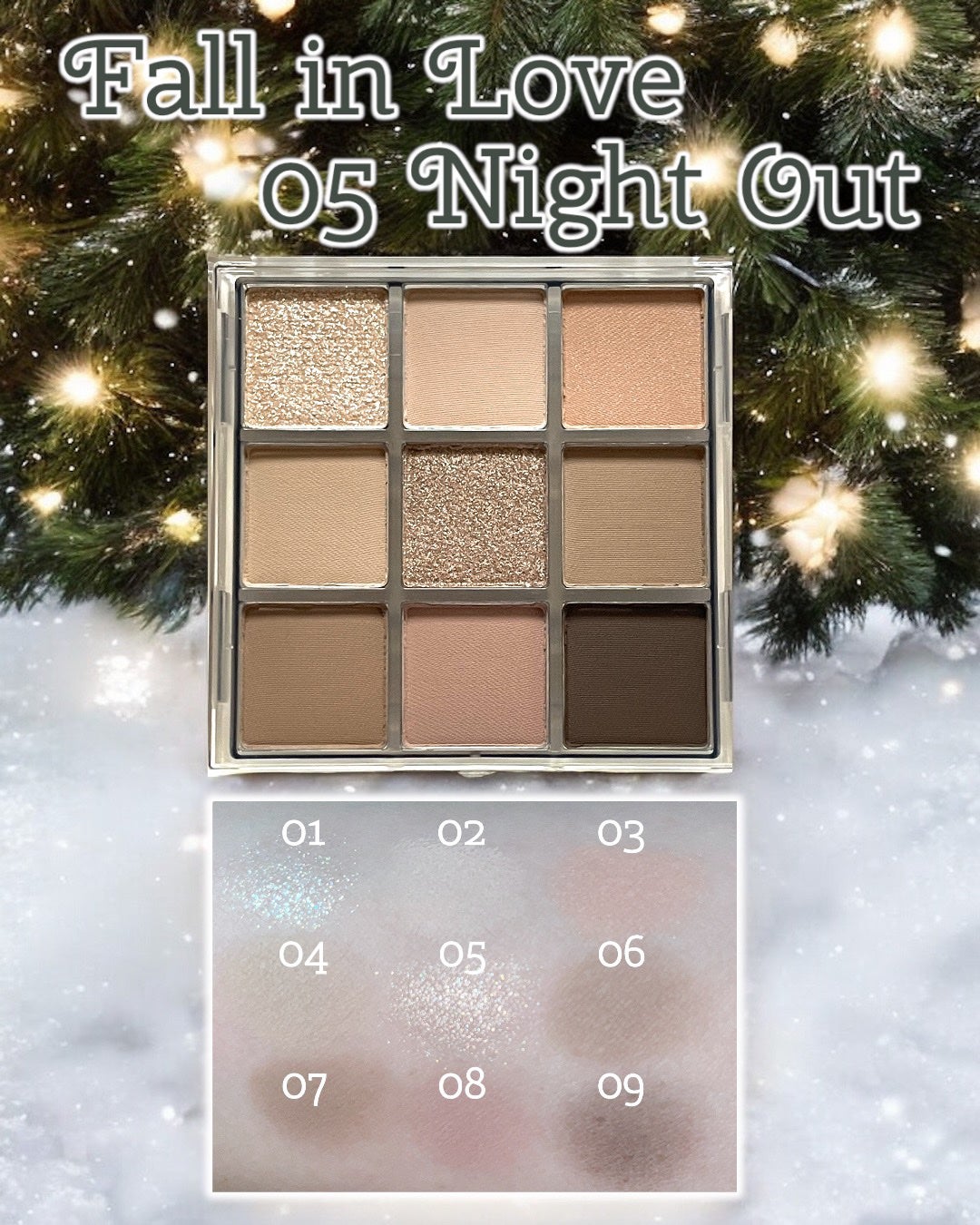 FALL IN LOVE Night Out/keybo/アイシャドウパレットを使ったクチコミ(3枚目)