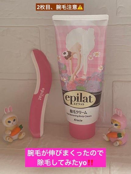 除毛クリームキット(トリートメントEX配合)/エピラット/除毛クリームを使ったクチコミ(1枚目)