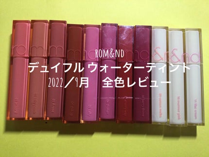 デュイフルウォーターティント/rom&nd/リップティントを使ったクチコミ(1枚目)