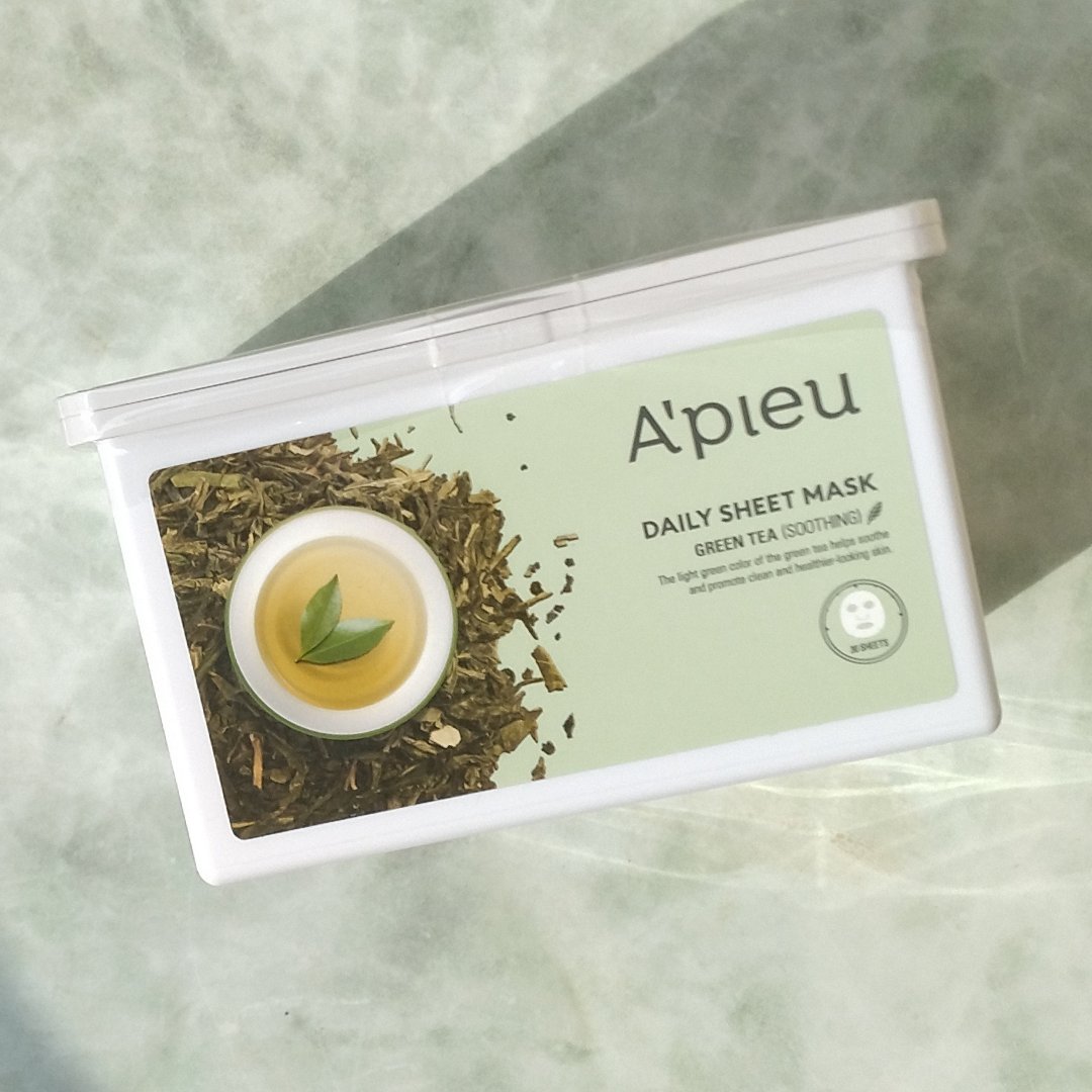 Daily Sheet Mask 緑茶/A’pieu/シートマスク・パックを使ったクチコミ（2枚目）