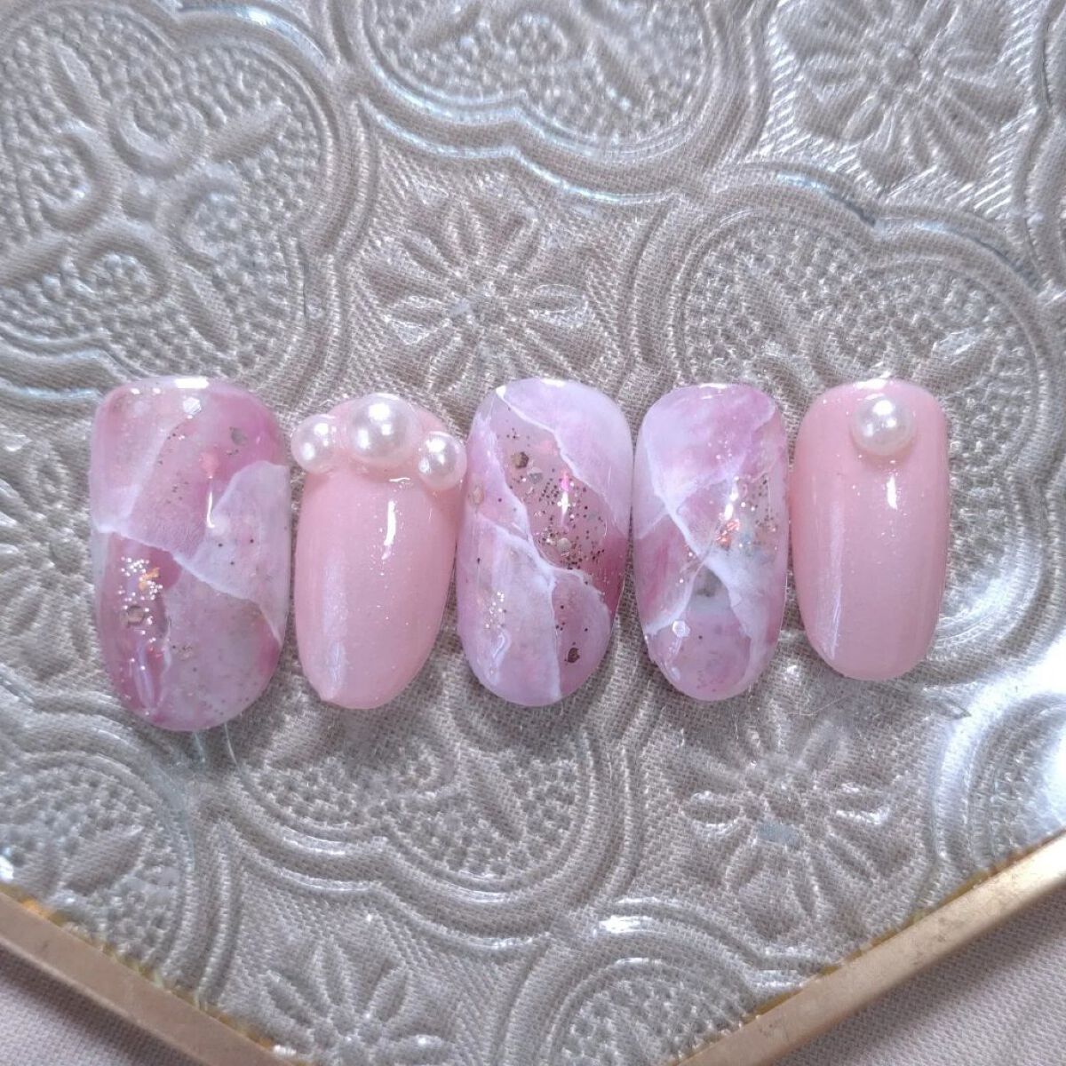 ジェルネイル（ライト対応）/セリア/ジェルネイルを使ったクチコミ（2枚目）