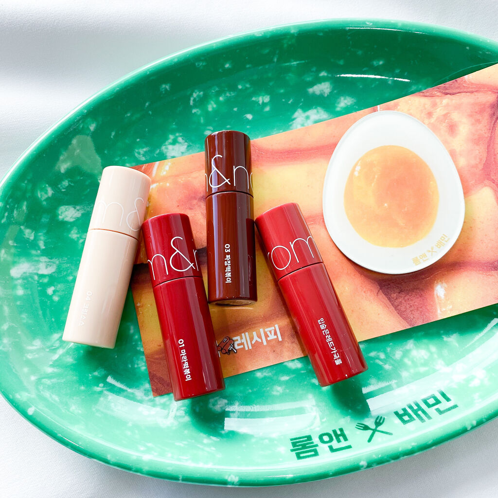 トッポギエディション リップセット/rom&nd/口紅を使ったクチコミ（1枚目）