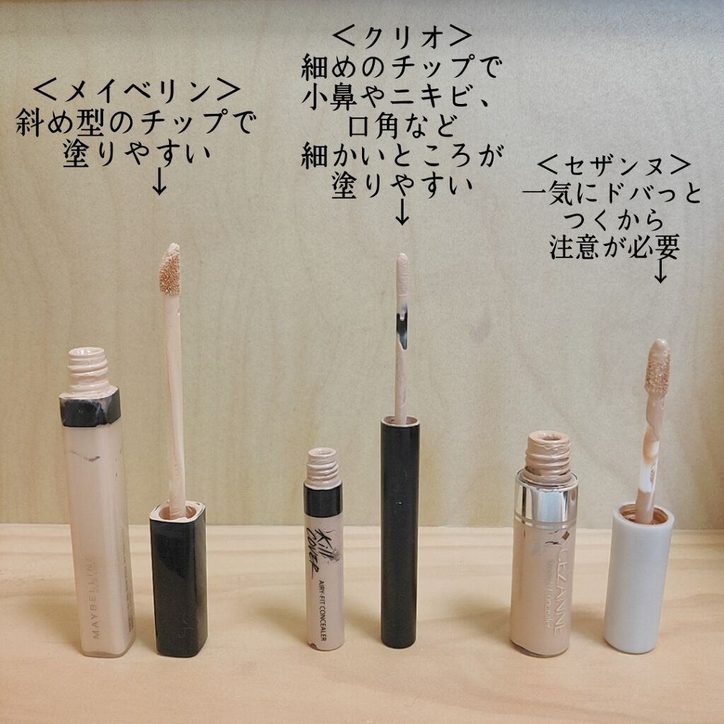 ストレッチコンシーラー/CEZANNE/リキッドコンシーラーを使ったクチコミ(3枚目)