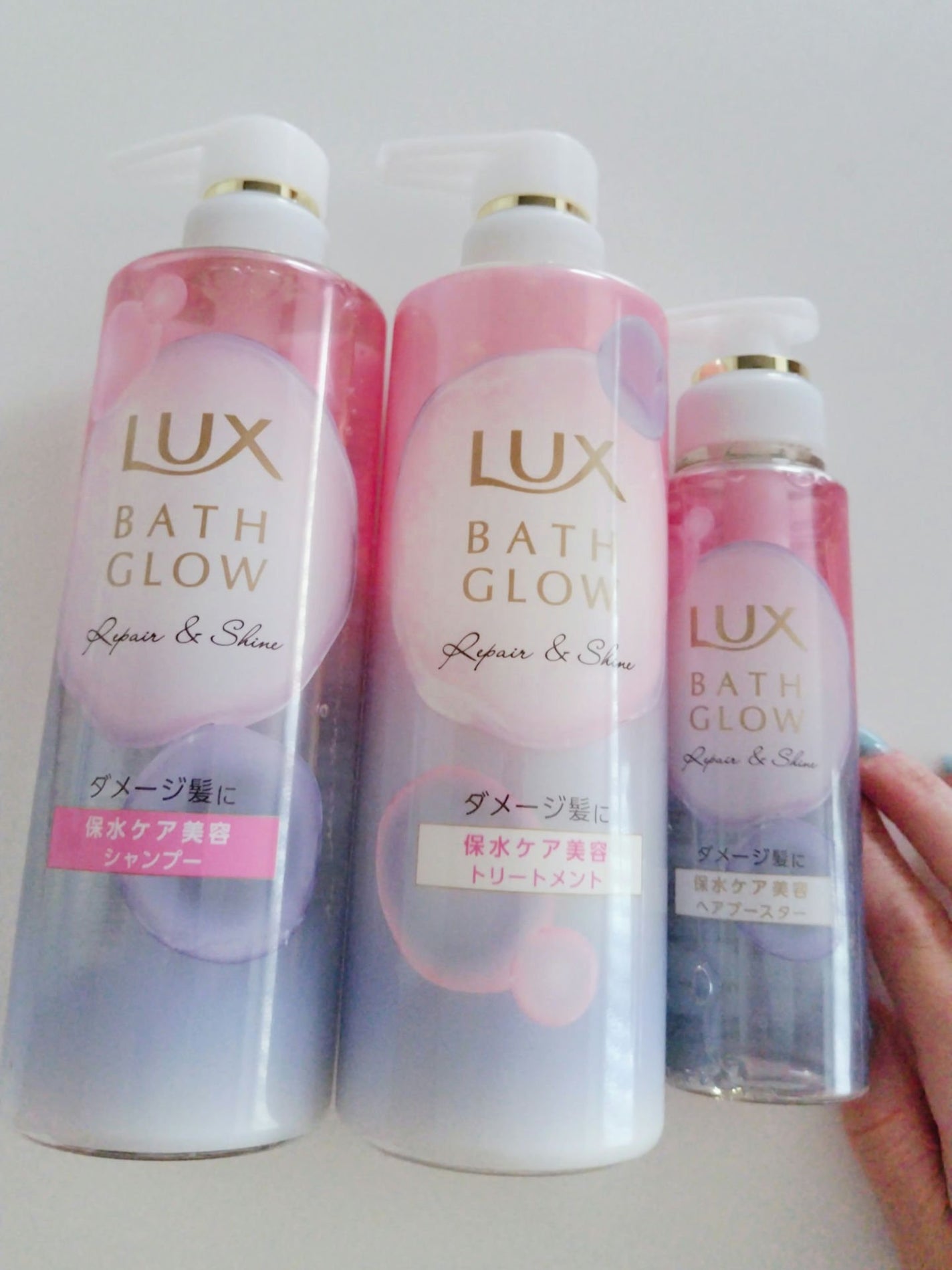 バスグロウ リペア&シャイン シャンプー / トリートメント/LUX/市販シャンプーを使ったクチコミ(4枚目)