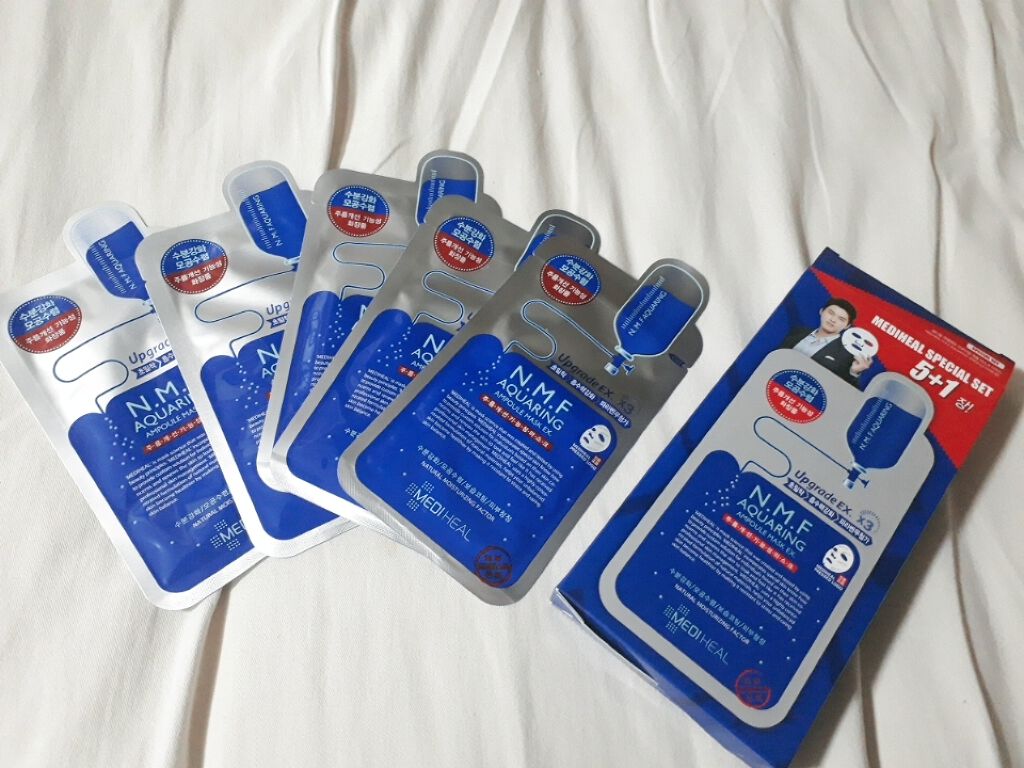 N.M.FアクアアンプルマスクJEX/MEDIHEAL/シートマスク・パックを使ったクチコミ(1枚目)